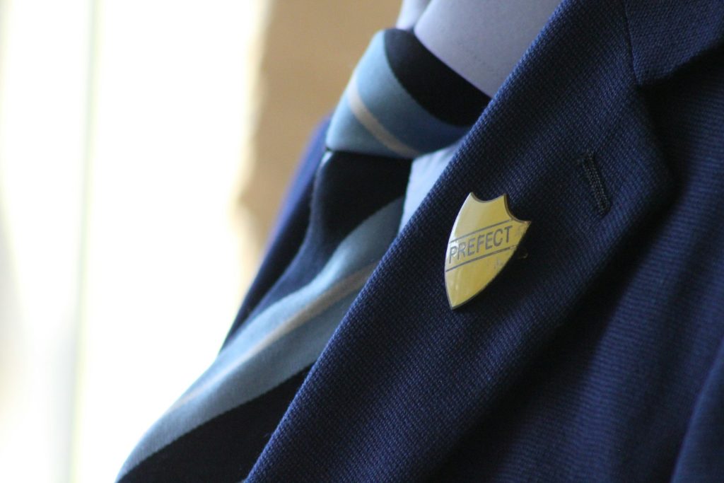 Uniforms create a consistent, polished appearance for school photography.
