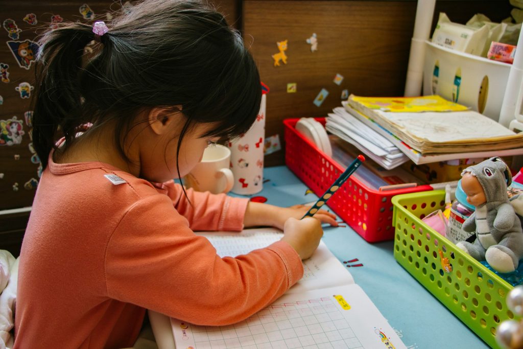 Professional child care photography showcasing a child enjoying activities in a daycare environment.